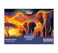 ElefanteRompecabezas para Adultos Donde El Arte Encuentra El Desafío Excelencia para El Público Adulto, A Partir De 14 Años 38x26cm/1000pcs