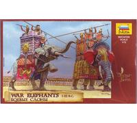 Elefantes De Guerra I-III A.C. Figura Kit De Plástico Modelo 1:72 ZVEZDA