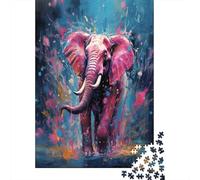 Elefantes Puzzle De 1000 Piezas Rompecabezas para Adultos Rompecabezas 1000 Piezas para Adultos para Amantes O Amigos Rompecabezas Imposable 1000pcs (75x50cm)