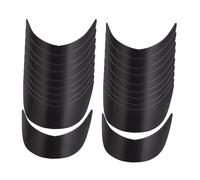 Elegabrillia 20 Piezas de Repuesto para Viseras de Gorras, Piezas Curvas Transpirables para Bricolaje.