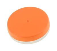 Elegabrillia Bloque de Banco de Acero con Base de Cojín de Goma para La Fabricación de Joyas, Estampado de Metal, Color Naranja, Naranja, Individual