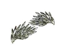 Elegabrillia Pendientes de Boda con de Cobre, Accesorios de Joyería de Moda, Adecuados para Damas de, Looks de Fiesta, Regalos para El Día a Día, 5,5 X