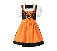 Elegabrillia Vestido Corta | Transpirable, Agradable Al Tacto, Vestido con Cinturón, para Halloween, Niñas