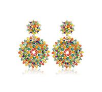 Elegance 11 Designs Pendientes de cuentas para mujer, con cuentas de semillas, para verano, playa, estilo bohemio, hechos a mano, Vidrio, Sin piedra preciosa