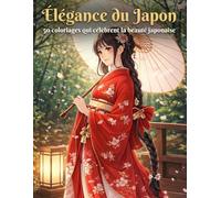 Élégance du Japon: 50 coloriages qui célèbrent la beauté japonaise