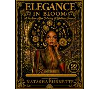 Elegance In Bloom: A Fashion Afro Coloring Journal