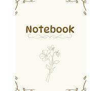 Elegance in simplicity: Aesthetic College Ruled Notebook, 100 Pages, 17.485 x 11.250 in Lined Journal for Writing, Journaling, and Note Taking