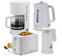 Elegance Set Tostadora 2 Rebanadas Hervidor Agua 1,7L Cafetera Goteo Espumador