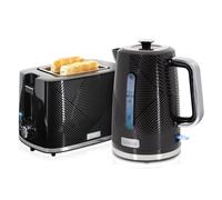 Elegance Set Tostadora Pan Ranura Ancha 2 Rebanadas Hervidor Agua Eléctrico 1,7L
