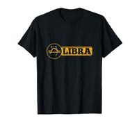 Elegancia del Signo del Zodiaco Libra en Equilibrio Camiseta