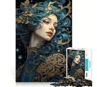 Elegancia mística a la luz de la Luna para Adultos, Rompecabezas de 1000 Piezas, Juguete para la Mente, Alivio de la ansiedad, Bordes precisos, Regalo considerado (38x52cm)