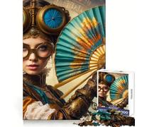 Elegancia Steampunk, 1000 Piezas, Rompecabezas para Adultos, Regalo para ejercitar la Mente, Juguete artístico para Relajarse, Regalo Memorable 38x52cm