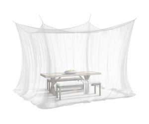 ELEGANCIO Mosquitera para Interior y Exterior, 300 x 300 x 250 cm, 220 Malla, para Exterior e Interior, para Tienda de campaña, Caravana, Color Blanco