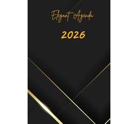 elegant 2026 All-in-One Planner & Organizer | Agenda with Notes, Trackers & Yearly Calendars: Perfect for Work, Study & Personal Life | Minimalist Clean Layout