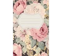 Elegant and Floral Lined Notebook: 120 Pages, 5.5" x 8.5" College Ruled Notebook for Writing, Note Taking, and Journaling | Matte Softcover Diary for Students, Office, and Personal Use