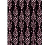 Elegant Black Floral Notebook for Women: Beautiful Lined Journal for Notes, Writing, School, Office & Daily Use - 120 Pages