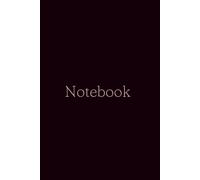 Elegant Black Notebook with Pink Lettering 6 x 9": 150 page Lined Journal | 6 x 9" | Aesthetic Writing Notebook for Women, Girls, Students & Professionals, Office, Corporate, Gift