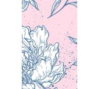 Elegant Blue Floral Notebook: Ruled Paper, 120 Pages | A5 Lined Journal for Writing, Notes, and Ideas
