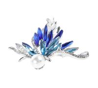 Elegant Brooch Pin Women Exquisite Rhinestone Chic Accessory Various Occasions Unique Detailing Stylish Butterfly Pins for Clothes