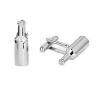 Elegant Business Cufflinks for Men Unique Oval/Bottle Designs Copper Materials Cuff Link Formal Attire Accessories Modern Men's Accessories