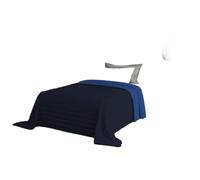 Elegant Cama Italiano Lino Verano Azul Colcha Individuales 170 x 270 cm