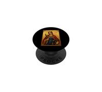 Elegant Catholic Icon of St. Catherine of Alexandria PopSockets PopGrip Adhesivo
