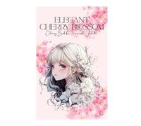 Elegant Cherry Blossom Coloring Book: Beautiful and Cute Princesses for Kids, Teens, and Adults