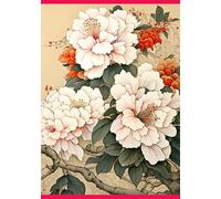 Elegant Chinese Peony Notebook: A5 Lined Journal with Traditional Floral and Bird Design: 120-Page Lined Notebook for Writing and Everyday Use