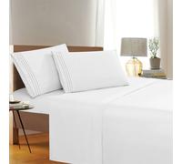 Elegant Comfort 1500 Premier Wrinkle & Fade resistente a la calidad del hotel Reta de sbana de 4 piezas ultra suave y lujosa sbana de cama incluye