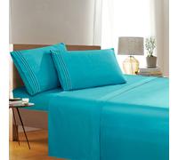 Elegant Comfort 1500 Premier Wrinkle & Fade resistente a la calidad del hotel Reta de sbana de 4 piezas ultra suave y lujosa sbana de cama incluye