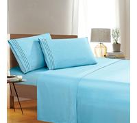 Elegant Comfort 1500 Premier Wrinkle & Fade resistente a la calidad del hotel Reta de sbana de 4 piezas ultra suave y lujosa sbana de cama incluye