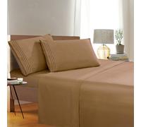 Elegant Comfort 1500 Premier Wrinkle & Fade resistente a la calidad del hotel Reta de sbana de 4 piezas ultra suave y lujosa sbana de cama incluye