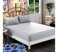 Elegant Comfort 1500 - Sábana Bajera de 1 Pieza Hotel prémium, Microfibra de Calidad más Suave, Bolsillo Profundo de hasta 16 Pulgadas, Resistente a Las Arrugas y a la decoloración,