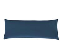 Elegant Comfort Funda de Almohada de Lujo ultrasuave de 1 Pieza, Microfibra 1500, Doble Cepillado, Resistente a Las Arrugas, tamaño de Funda de Almohada Corporal, Color Azul Marino