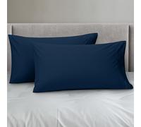 Elegant Comfort Juego de Funda de Almohada de 2 Piezas, Lujoso y Suave, de 1500 Hilos, de Calidad egipcia, Resistente a Las Arrugas y a la decoloración, Color Azul Marino