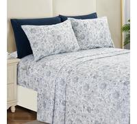 Elegant Comfort - Juego de Funda nórdica de 6 Piezas, Suave y cómodo, Microfibra de Calidad hotelera 1500, Bolsillo Profundo y Resistente a Las Arrugas, para Cama Extragrande, Color Azul Marino