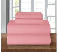 Elegant Comfort, Juego de sábanas de 1500 Hilos y Microfibra de Gama Alta, Lujo hotelero, 4 Piezas, Resistente a Las Arrugas, sábana Bajera de Contorno elástico, Bolsillo Profundo hasta 40 cm, Doble,