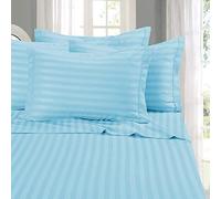 Elegant Comfort Juego de sábanas de 4 Piezas más Suave y Acogedor, Microfibra, 1500 Hilos, Lujoso Juego de sábanas de 4 Piezas, Resistente a Las Arrugas, diseño de Damasco, tamaño
