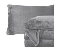 Elegant Comfort Juego de sábanas de Franela de Felpa Aterciopelada de 4 Piezas, acogedoras, cálidas, antiestáticas, sin Pelusas, con Bolsillo Profundo, tamaño California King, Color