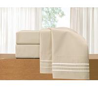 Elegant Comfort Juego de sábanas de Lujo de 4 Piezas, Ropa de Cama de Lujo 1500 Hilos de Microfibra de Calidad hotelera, Resistente a Las Arrugas, Fresca y Transpirable, fácil de Ajustar, tamaño