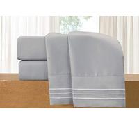 Elegant Comfort Juego de sábanas de Lujo de 4 Piezas, Ropa de Cama de Lujo de 1500 Hilos, Microfibra de Calidad egipcia, Resistente a Las Arrugas, Fresca y Transpirable, fácil de Ajustar, tamaño