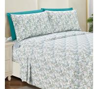Elegant Comfort Juego de sábanas más Suave y Acogedor de 6 Piezas, Microfibra de Calidad hotelera 1500, Bolsillo Profundo, Resistente a Las Arrugas, Juego de sábanas de 6 Piezas, tamaño matrimonial,