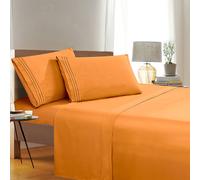 Elegant Comfort Juego de sαbanas de 4 piezas de calidad egipcia resistente a las arrugas y a la decoloraciσn de 1500 hilos El juego ultra suave i