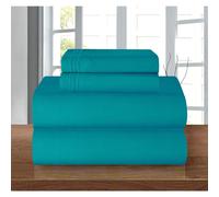 Elegant Comfort Juego de sbanas de 4 piezas, lujoso, suave, 1500 Premier, calidad hotelera, resistente a las arrugas y a la decoloracin, juego