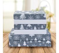 Elegant Comfort Juego de sαbanas de 6 piezas con estampado navideρo, 1500 hilos, material transpirable y sϊper suave, sαbanas bajeras resistentes