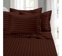 Elegant Comfort Los Mejores Juegos de sábanas de 6 Piezas más Suaves y acogedores. - Juego de sábanas de 6 Piezas de Lujo de Calidad de Hotel 1500 Premier, Resistente a Las Arrugas, diseño de Rayas