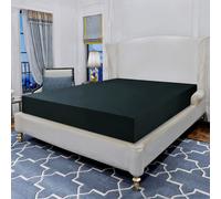 Elegant Comfort Lujosa sαbana bajera ajustable de 1500 hilos, calidad egipcia, resistente a las arrugas, 1 pieza, elαstica en todo el contorno, b