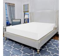 Elegant Comfort Lujosa sαbana bajera ajustable de 1500 hilos, calidad egipcia, resistente a las arrugas, 1 pieza, elαstica en todo el contorno, b