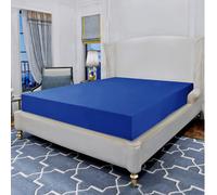 Elegant Comfort Lujosa sαbana bajera ajustable de 1500 hilos, calidad egipcia, resistente a las arrugas, 1 pieza, elαstica en todo el contorno, b