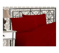 Elegant Comfort Lujoso juego de sαbanas de 4 piezas de microfibra de calidad hotelera premium bordada con tres lνneas, el mαs suave, resistente a